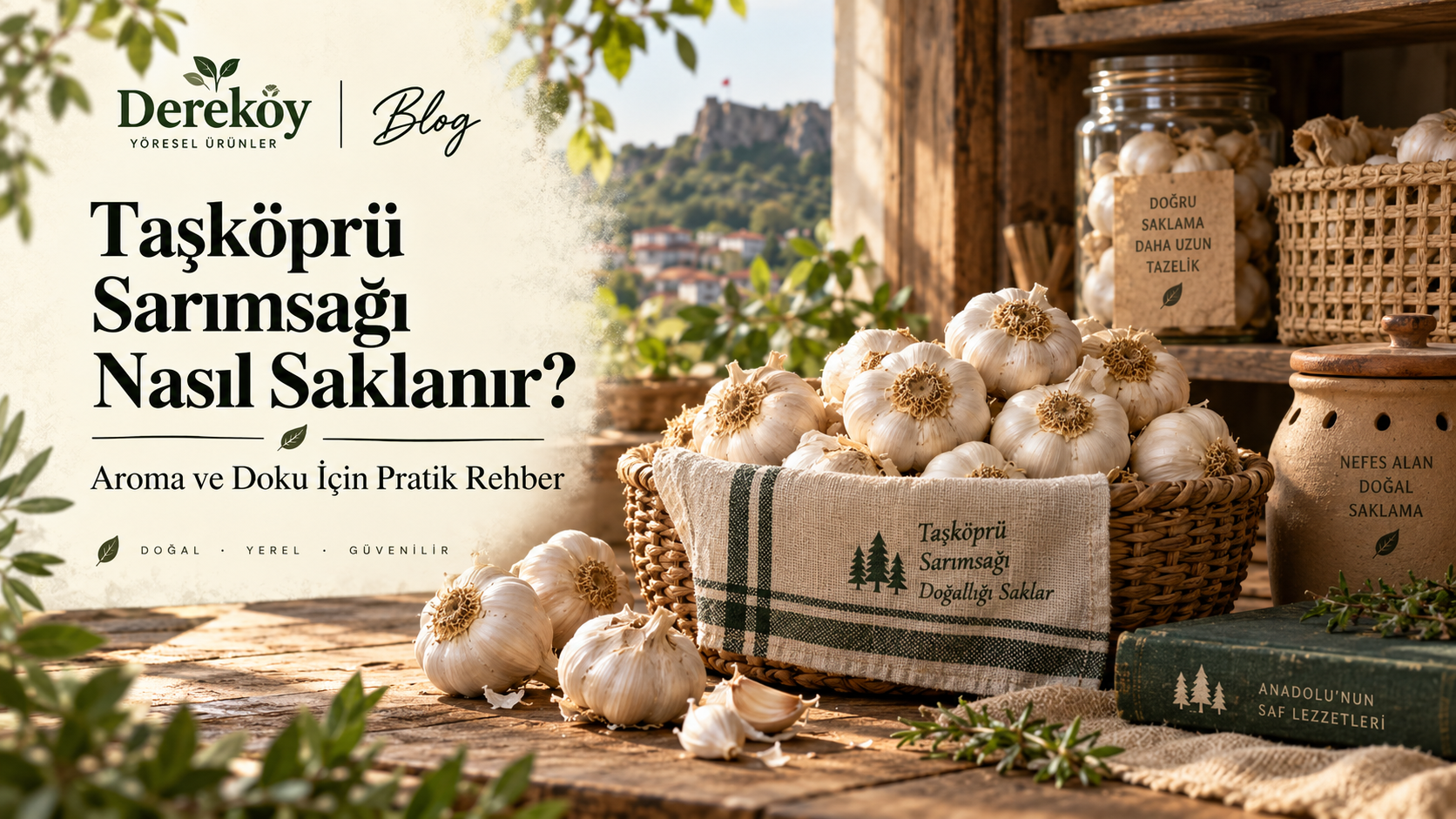Taşköprü Sarımsağı Nasıl Saklanır? Aroma ve Doku İçin Pratik Rehber